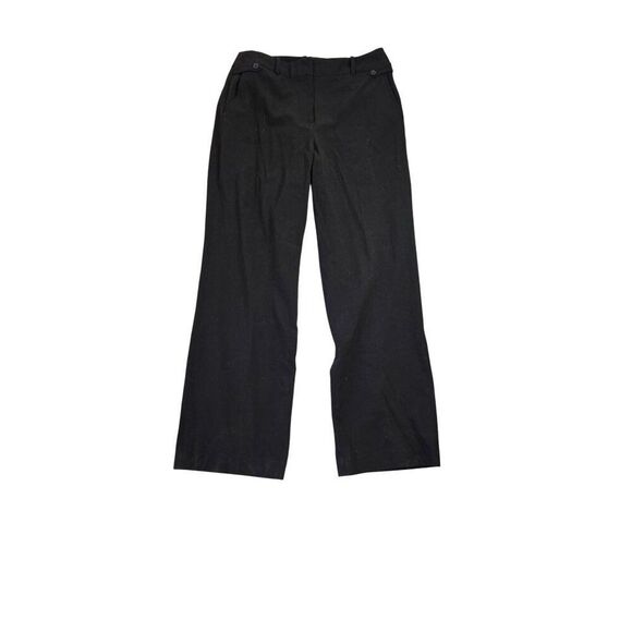 Larry Levine Stretch Size 12 Black Trousers - Picture 1 of 7